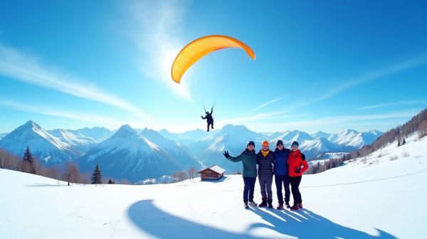 Vivez l'expérience du parapente à Méribel avec des pilotes experts